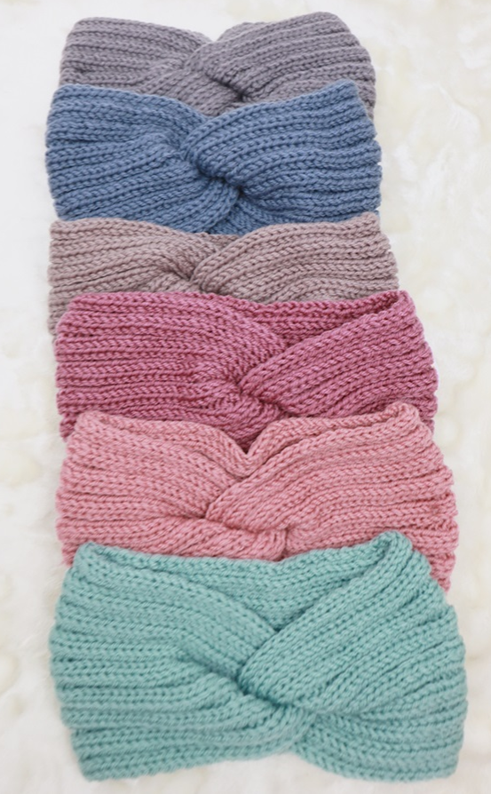 Knitted Head Wraps Pine Knots